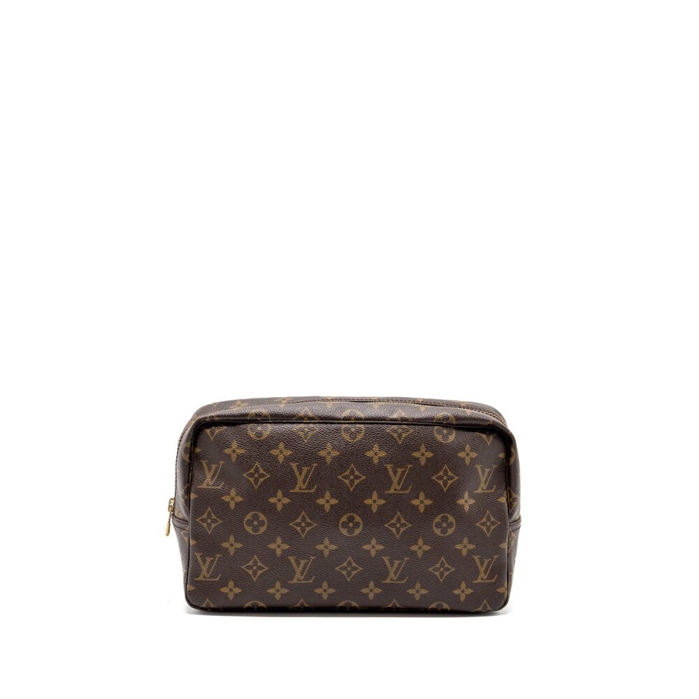 AAA Replica Louis Vuitton LV VINTAGE TROUSSE TOILETTE 28 COSMETIC BAG MONOGRAM CANVAS GHW