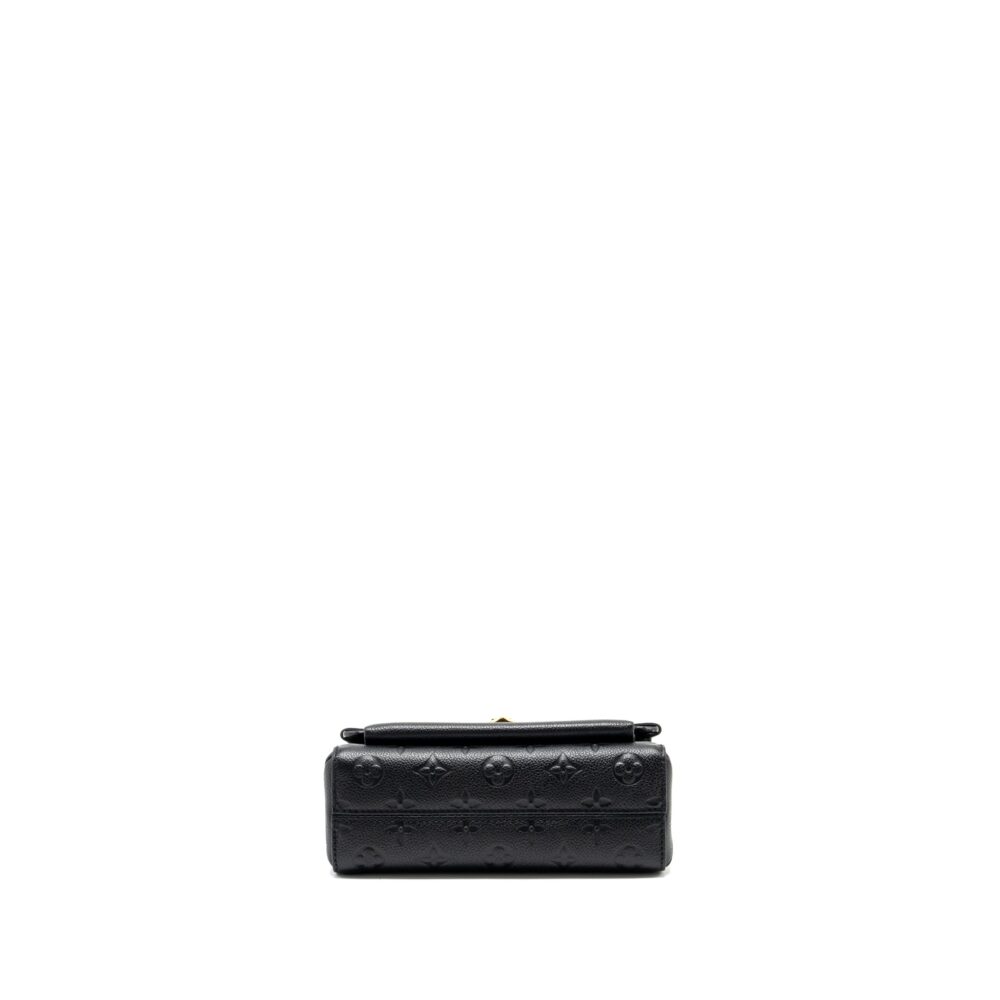 AAA Replica Louis Vuitton LV VAVIN BB MONOGRAM EMPREINTE CALFSKIN BLACK GHW