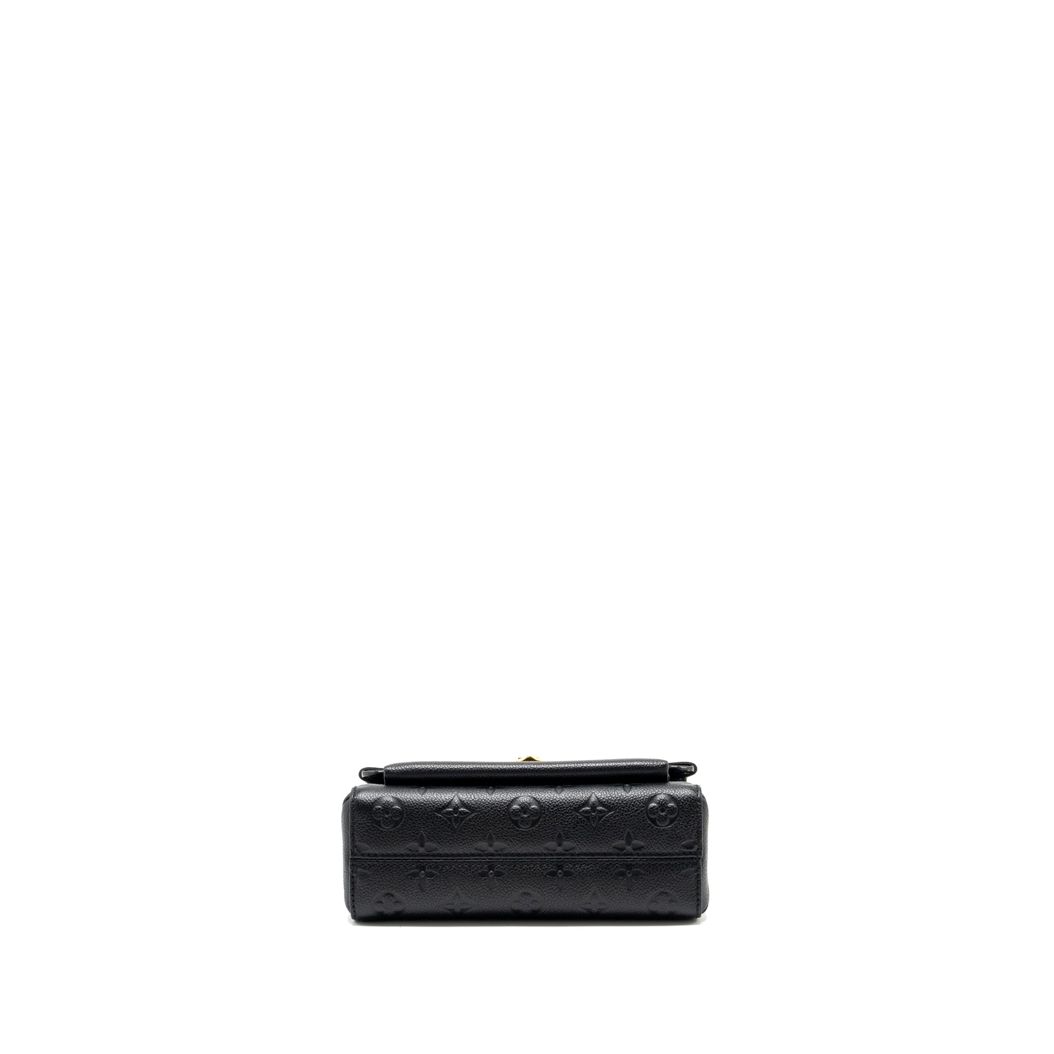 AAA Replica Louis Vuitton LV VAVIN BB MONOGRAM EMPREINTE CALFSKIN BLACK GHW
