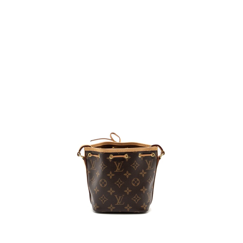 AAA Replica Louis Vuitton LV NANO NOE MONOGRAM CANVAS GHW
