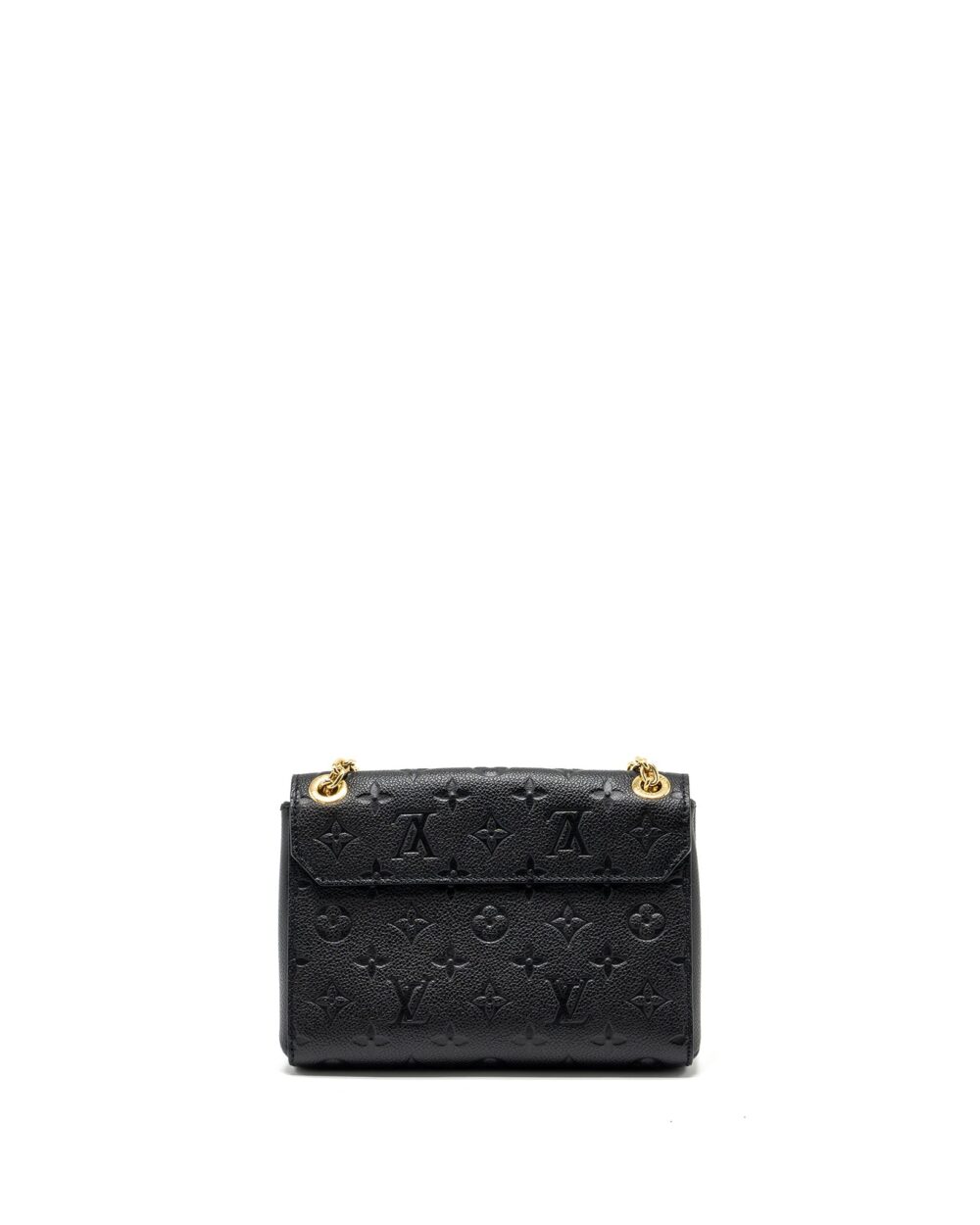 AAA Replica Louis Vuitton LV VAVIN BB MONOGRAM EMPREINTE CALFSKIN BLACK GHW