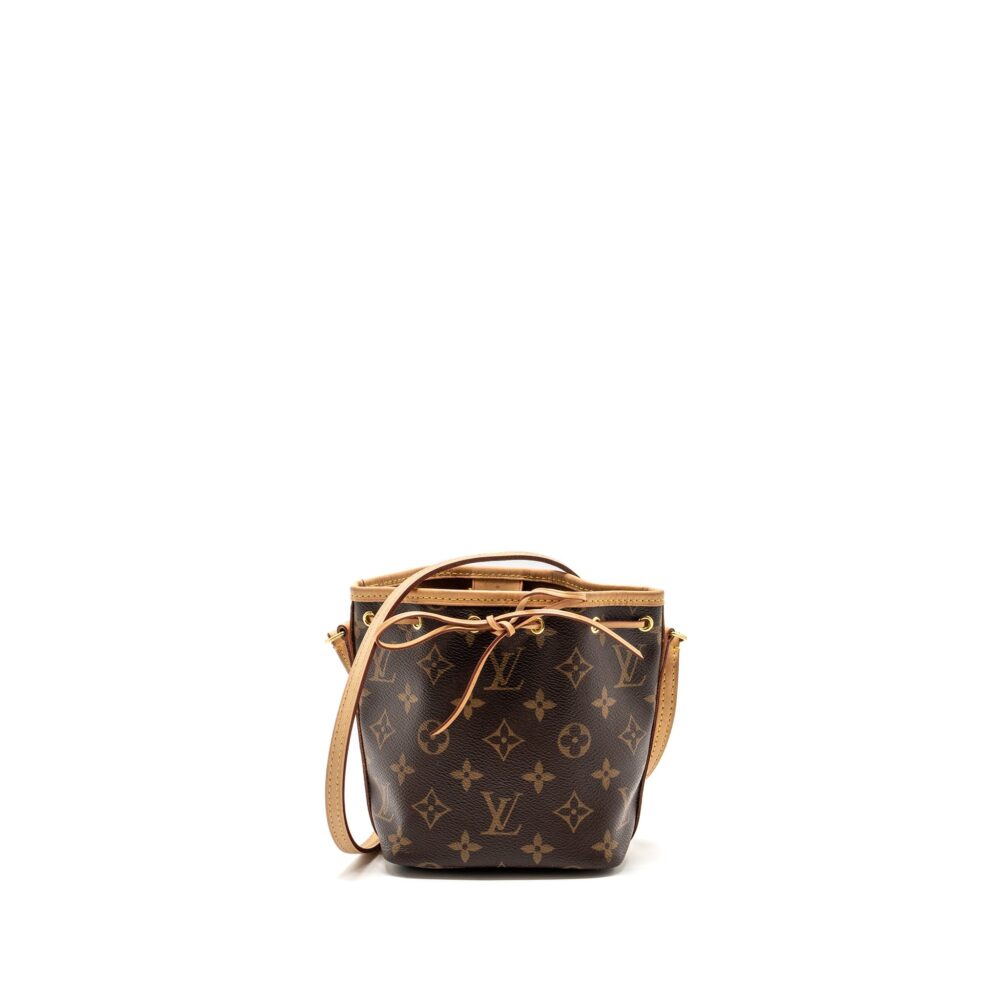 AAA Replica Louis Vuitton LV NANO NOE MONOGRAM CANVAS GHW