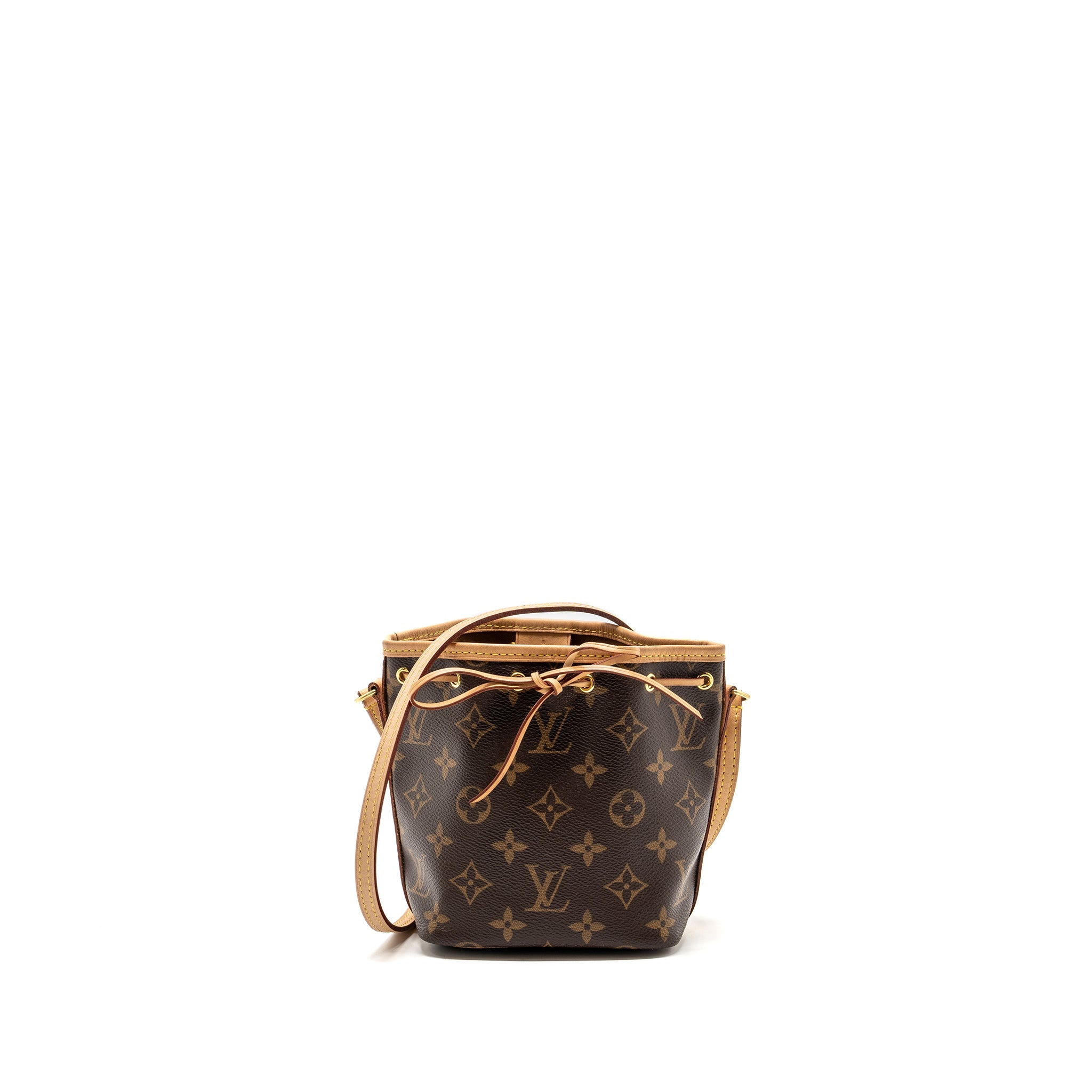 AAA Replica Louis Vuitton LV NANO NOE MONOGRAM CANVAS GHW