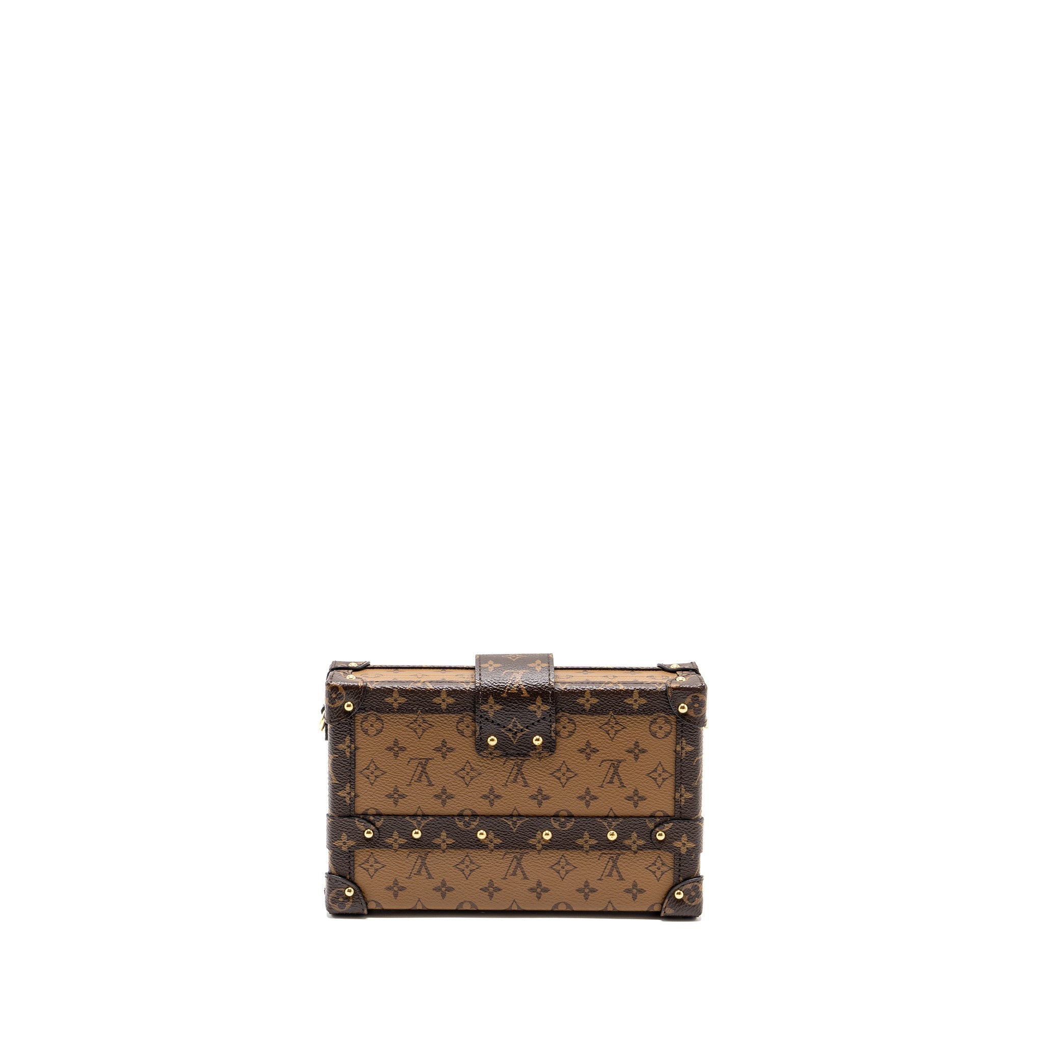 AAA Replica Louis Vuitton LV PETITE MALLE MONOGRAM REVERSE CANVAS GHW