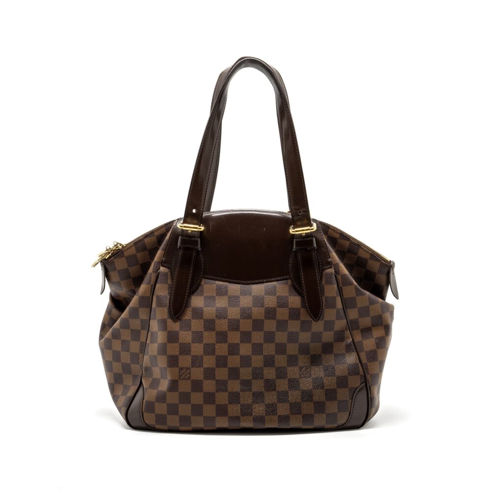 AAA Replica Louis Vuitton LV TOTE BAG DAMIER EBENE GHW
