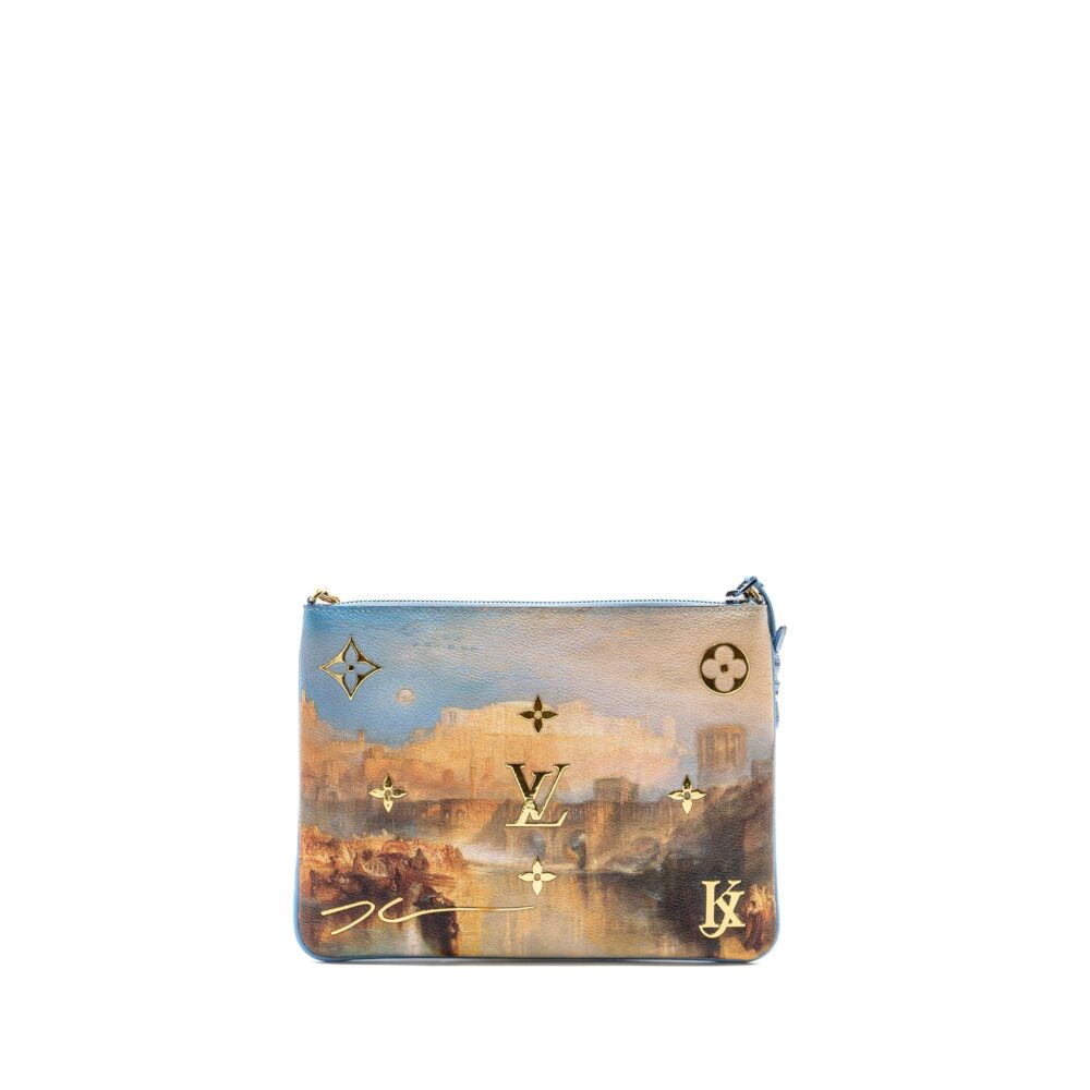 AAA Replica Louis Vuitton LV JEFF KOONS CHAIN POUCH MULTICOLOR GHW