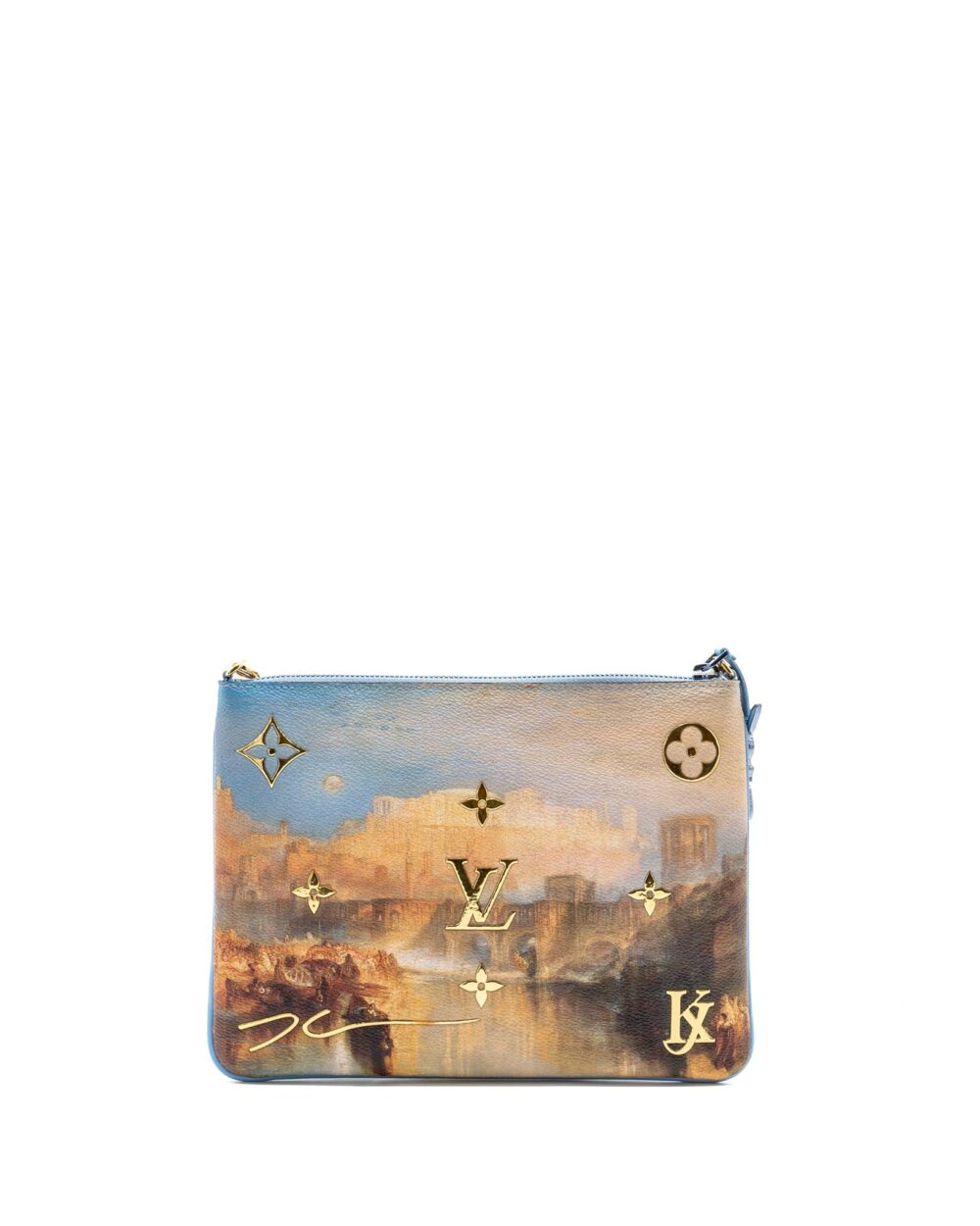AAA Replica Louis Vuitton LV JEFF KOONS CHAIN POUCH MULTICOLOR GHW