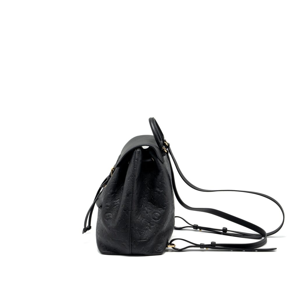 AAA Replica Louis Vuitton LV MONTSOURIS PM BACKPACK MONOGRAM EMPREINTE BLACK GHW