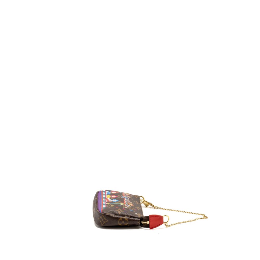 AAA Replica Louis Vuitton LV 2020 MINI POCHETTE 2020 CHRISTMAS ANIMATION BUMPER CARS MONOGRAM CANVAS GHW