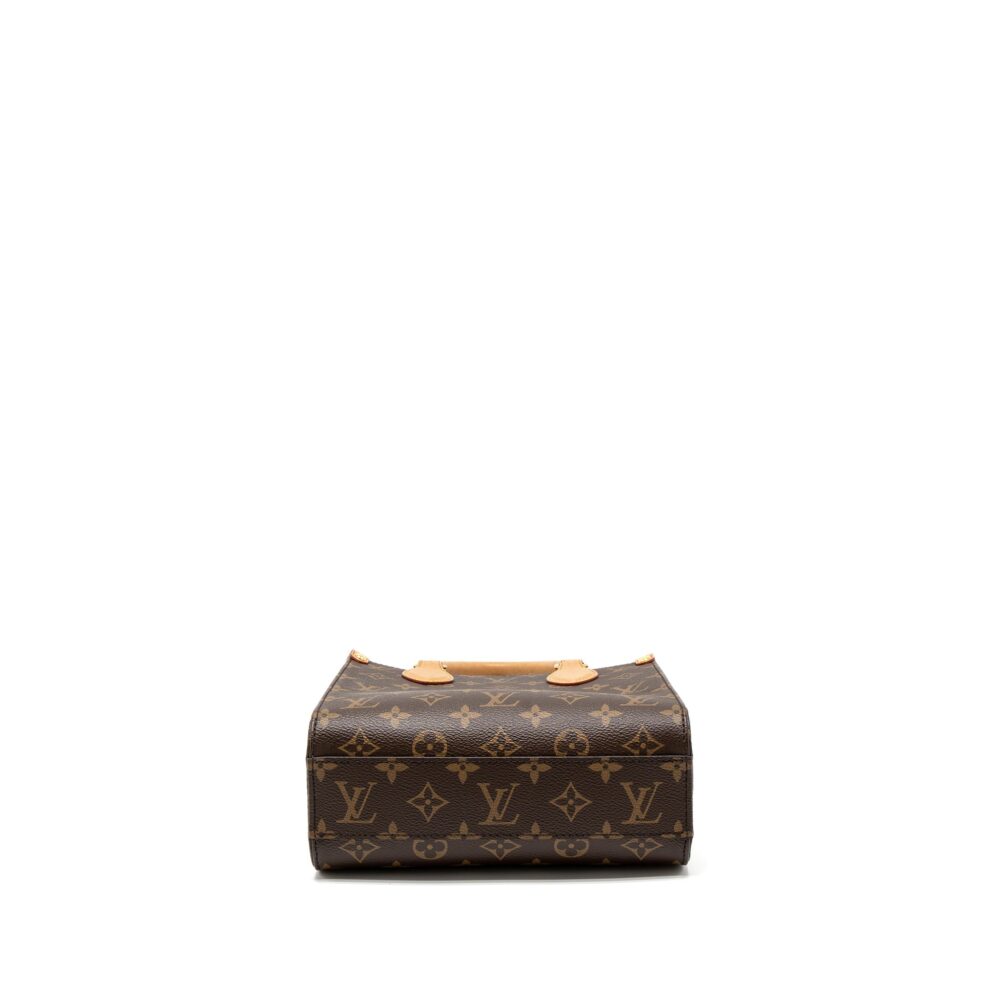 AAA Replica Louis Vuitton LV SAC PLAT BB MONOGRAM CANVAS GHW (NEW VERSION)