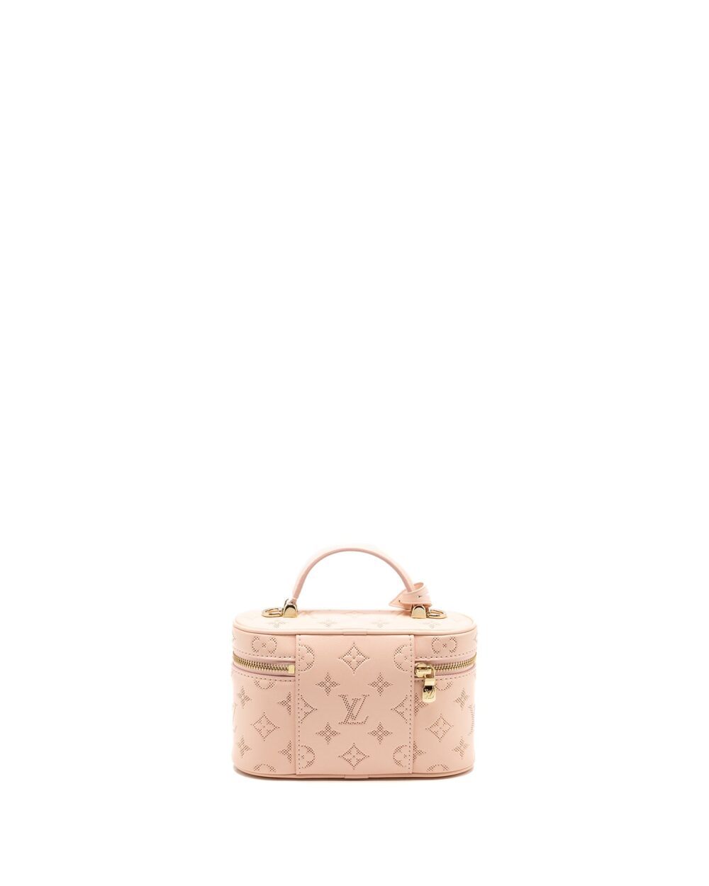AAA Replica Louis Vuitton LV VANITY POUCH CALFSKIN ROSE JASMIN PINK LGHW