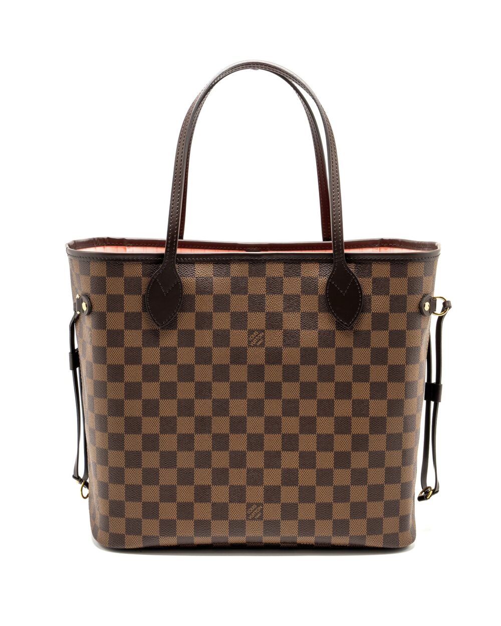 AAA Replica Louis Vuitton LV NEVERFULL MM DAMIER EBENE CANVAS GHW