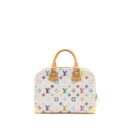 AAA Replica Louis Vuitton LV VINTAGE TOP HANDLE ZIP TOTE BAG WHITE MULTICOLOR MONOGRAM CANVAS GHW