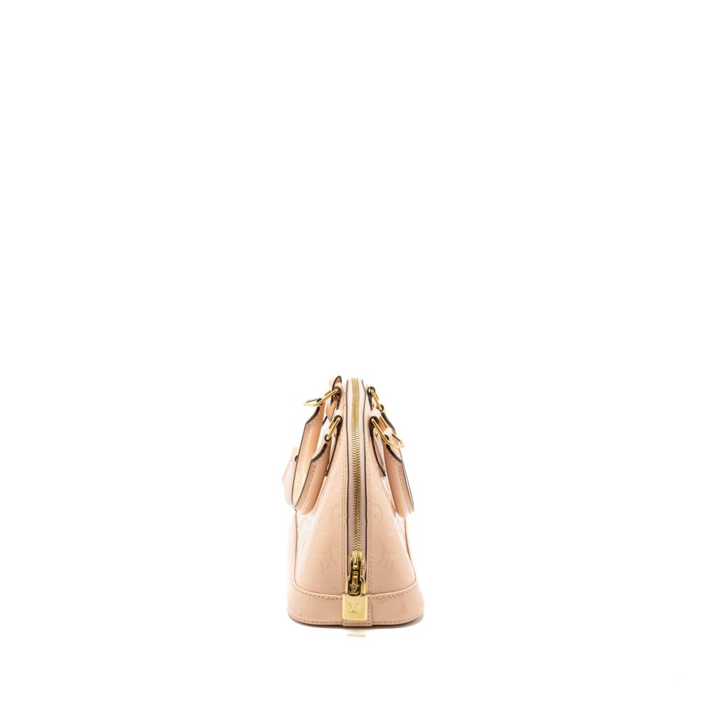 AAA Replica Louis Vuitton LV ALMA BB PATENT LIGHT PINK GHW