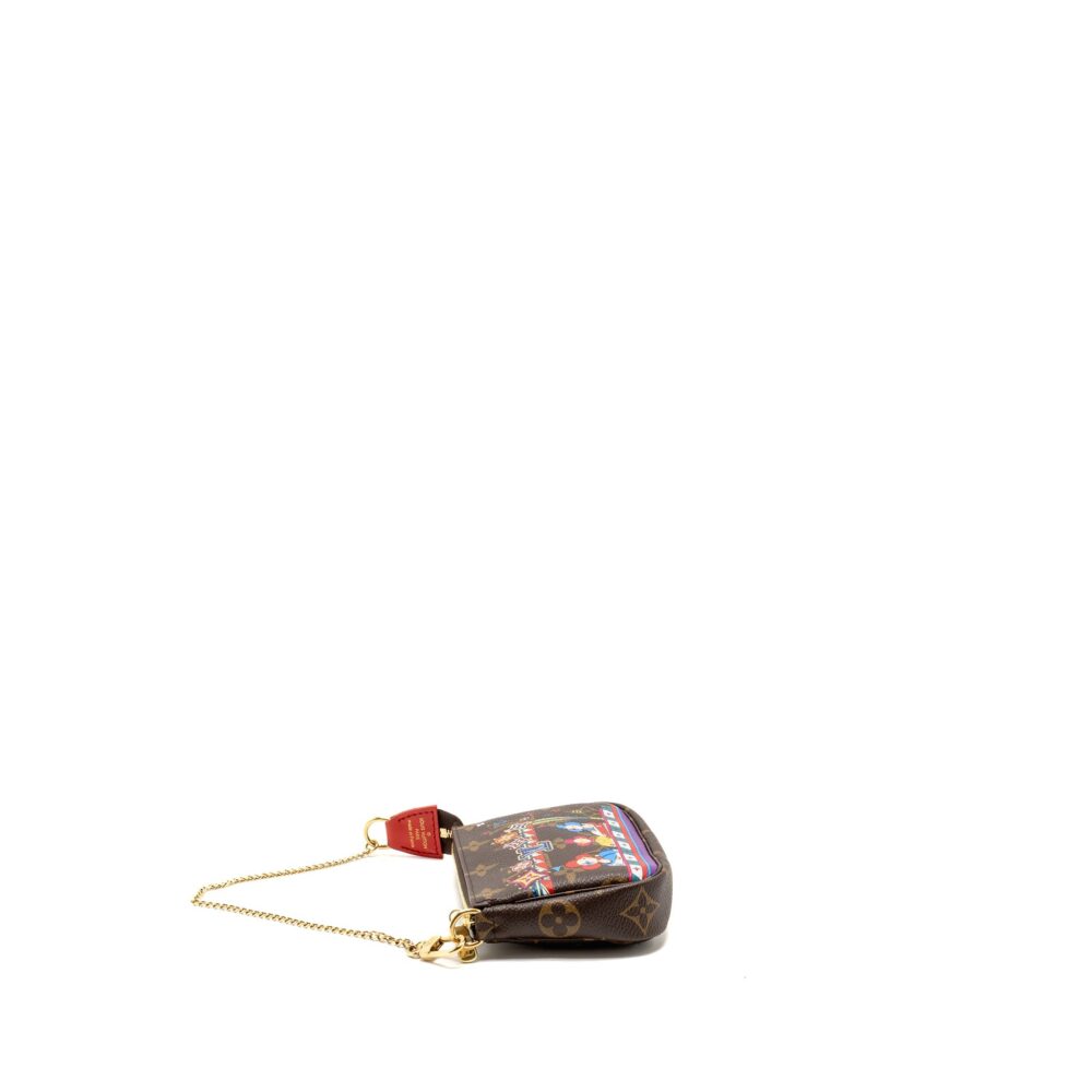 AAA Replica Louis Vuitton LV 2020 MINI POCHETTE 2020 CHRISTMAS ANIMATION BUMPER CARS MONOGRAM CANVAS GHW