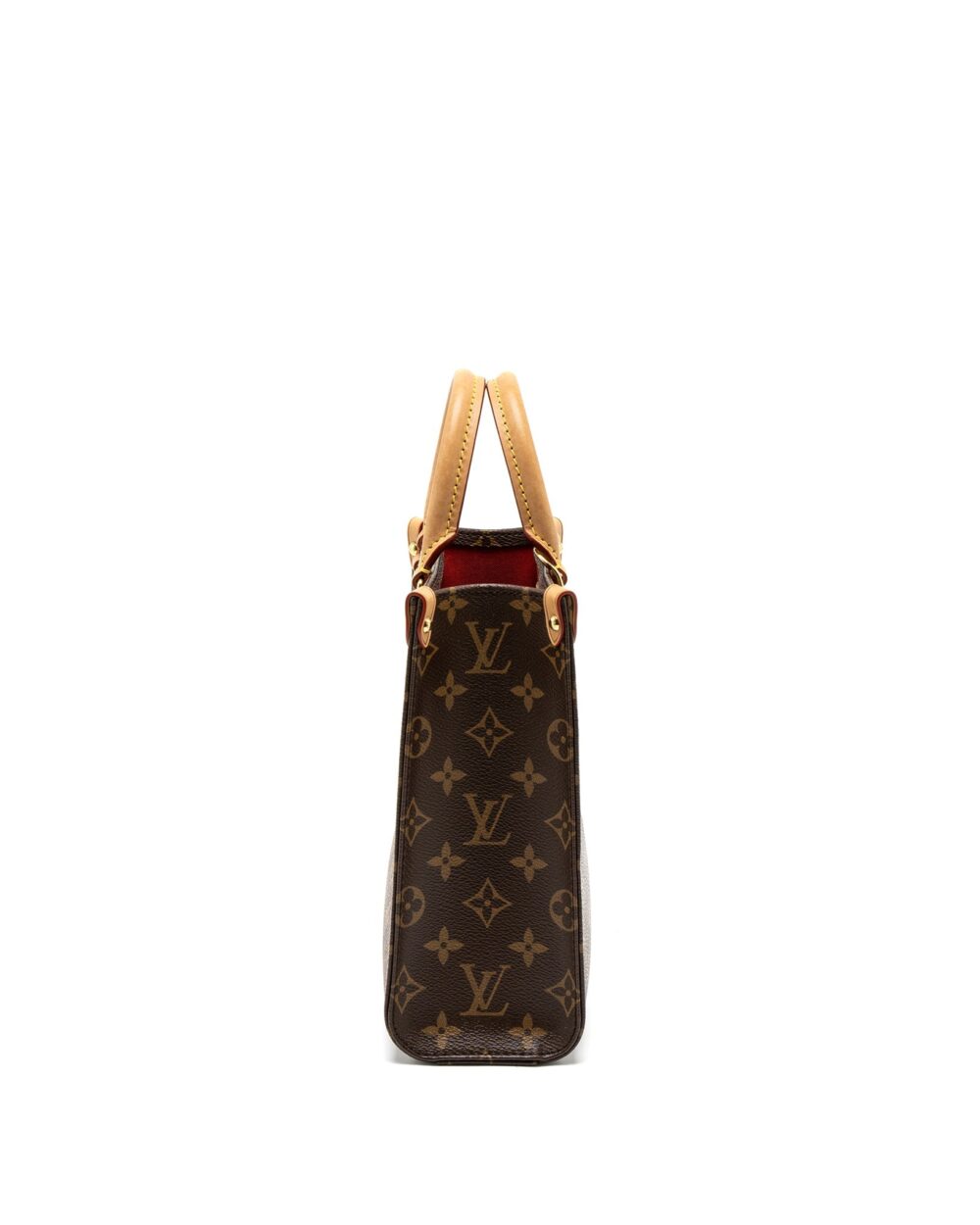 AAA Replica Louis Vuitton LV SAC PLAT BB MONOGRAM CANVAS GHW (NEW VERSION)