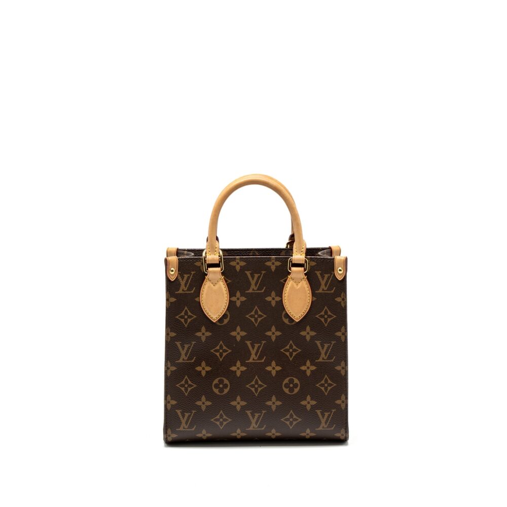 AAA Replica Louis Vuitton LV SAC PLAT BB MONOGRAM CANVAS GHW (NEW VERSION)