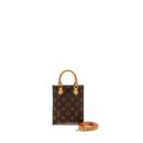 AAA Replica Louis Vuitton LV PETIT SAC PLAT MONOGRAM CANVAS GHW