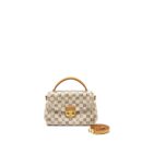 AAA Replica Louis Vuitton LV CROISETTE DAMIER AZUR CANVAS WHITE GHW