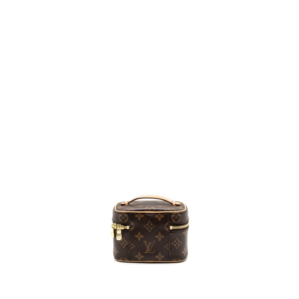 AAA Replica Louis Vuitton LV NICE NANO MONOGRAM CANVAS GHW