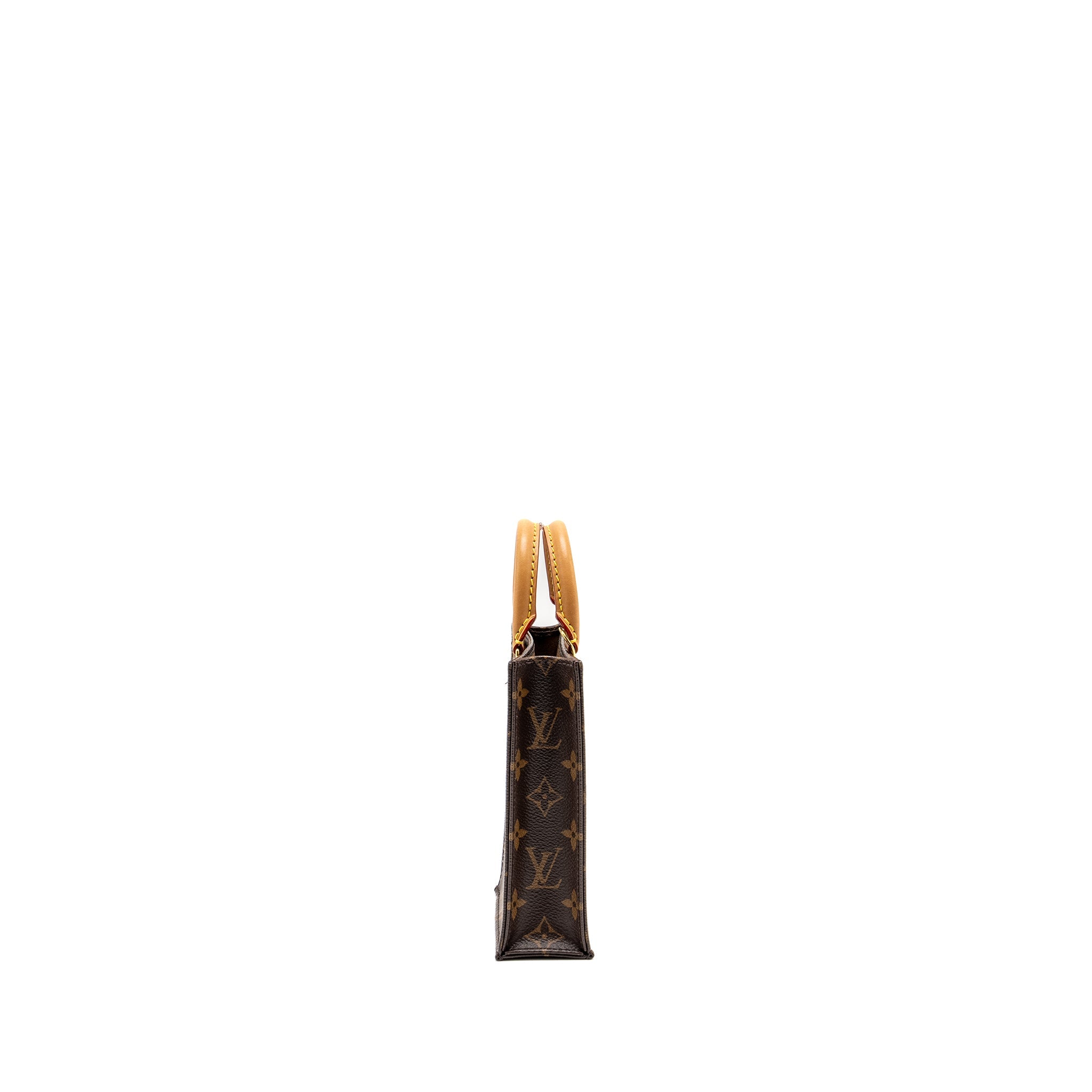AAA Replica Louis Vuitton LV PETIT SAC PLAT MONOGRAM CANVAS GHW