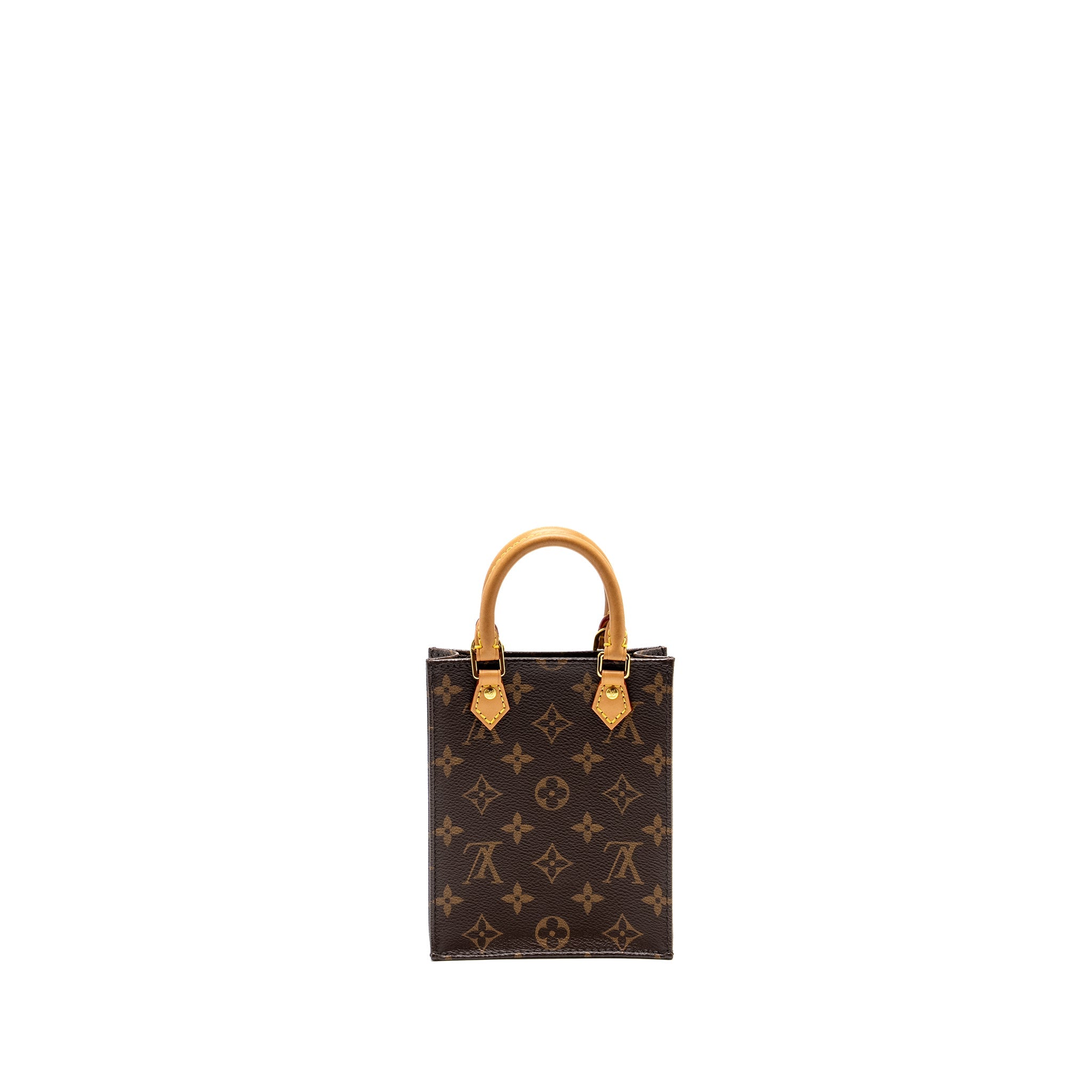 AAA Replica Louis Vuitton LV PETIT SAC PLAT MONOGRAM CANVAS GHW