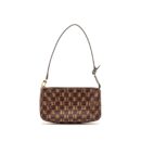 AAA Replica Louis Vuitton LV POCHETTE ACCESSOIRES DAMIER EBENE CANVAS GHW