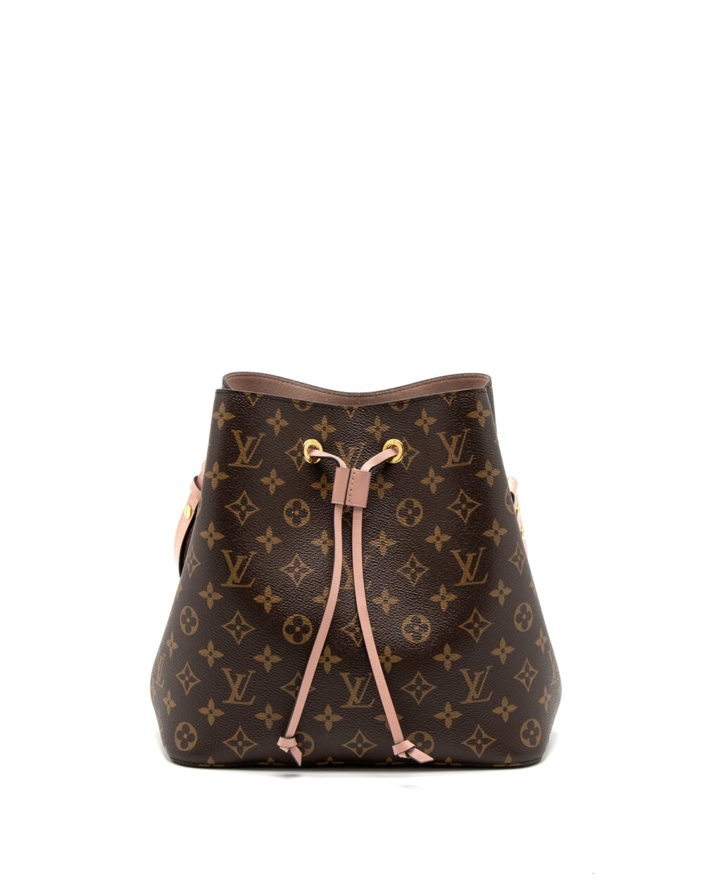 AAA Replica Louis Vuitton LV NEONOE MM MONOGRAM CANVAS ROSE POUDRE GHW
