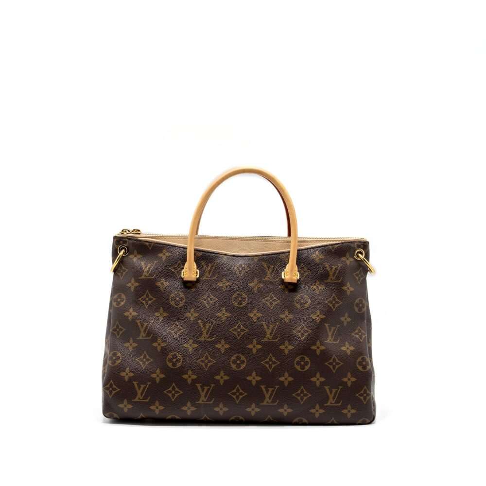 AAA Replica Louis Vuitton LV PALLAS DUNE TOTE BAG MONOGRAM CANVAS / BEIGE GHW