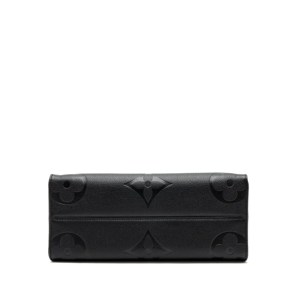 AAA Replica Louis Vuitton LV ONTHEGO MM MONOGRAM EMPRENITE BLACK GHW (NEW VERSION)
