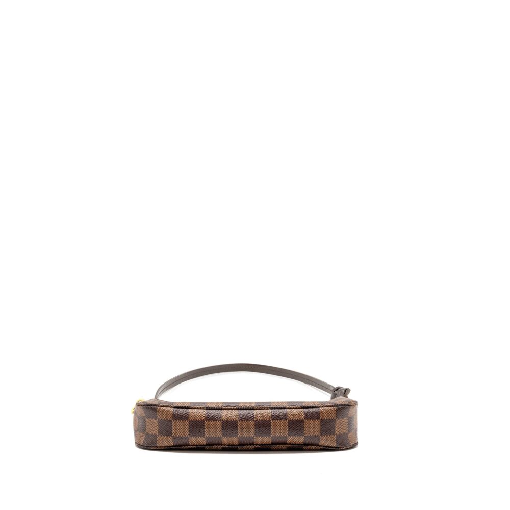 AAA Replica Louis Vuitton LV POCHETTE ACCESSOIRES DAMIER EBENE CANVAS GHW
