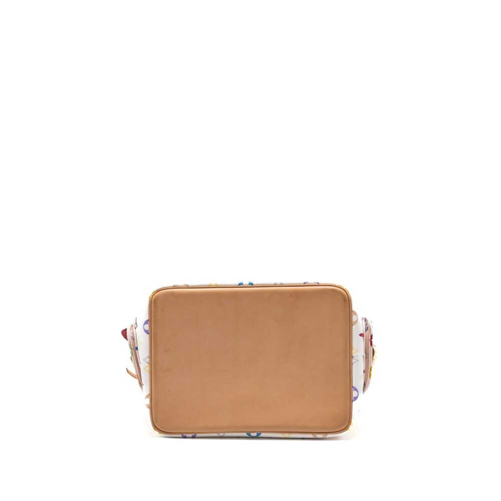 AAA Replica Louis Vuitton LV VINTAGE PETIT NOE SHOULDER BAG MULTICOLOUR MONOGRAM CANVAS WHITE GHW