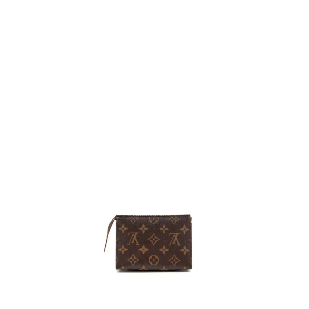 AAA Replica Louis Vuitton LV TOILETRY POCHETTE 15 MONOGRAM CANVAS GHW