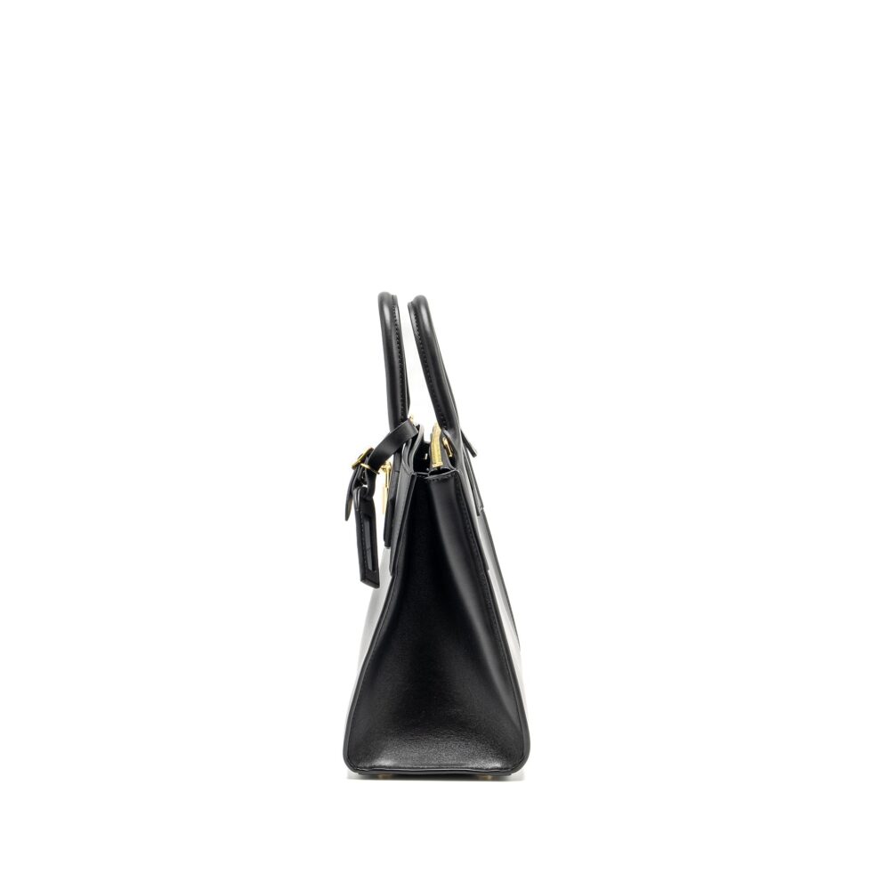 AAA Replica Louis Vuitton LV CITY STEAMER PM GRAINED CALFSKIN BLACK GHW