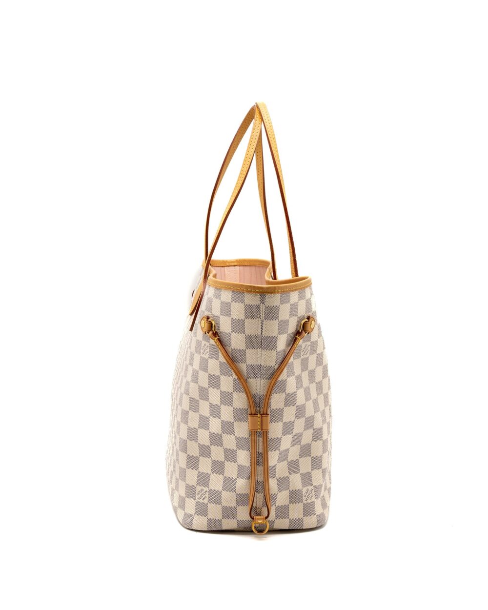 AAA Replica Louis Vuitton LV NEVERFULL MM DAMIER AZUR CANVAS GHW