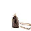 AAA Replica Louis Vuitton LV CLAPTON BACKPACK DAMIER EBENE CANVAS/LEATHER LIGHT PINK GHW