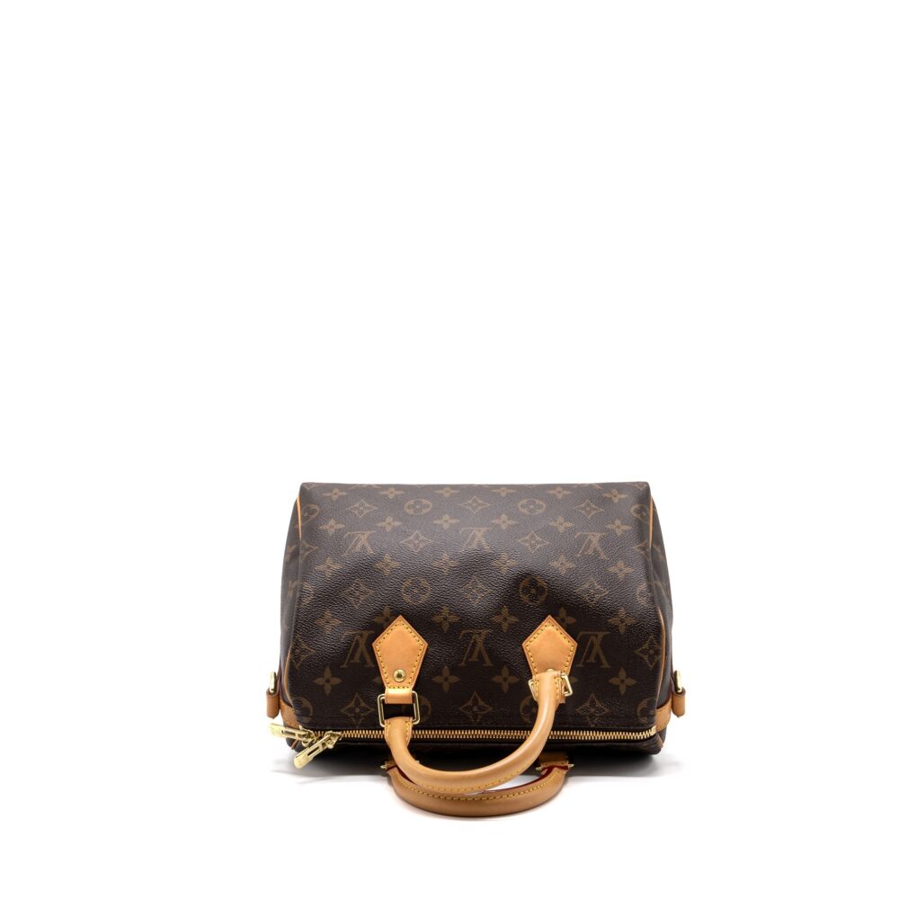 AAA Replica Louis Vuitton LV SPEEDY BANDOULIERE 25 MONOGRAM CANVAS GHW