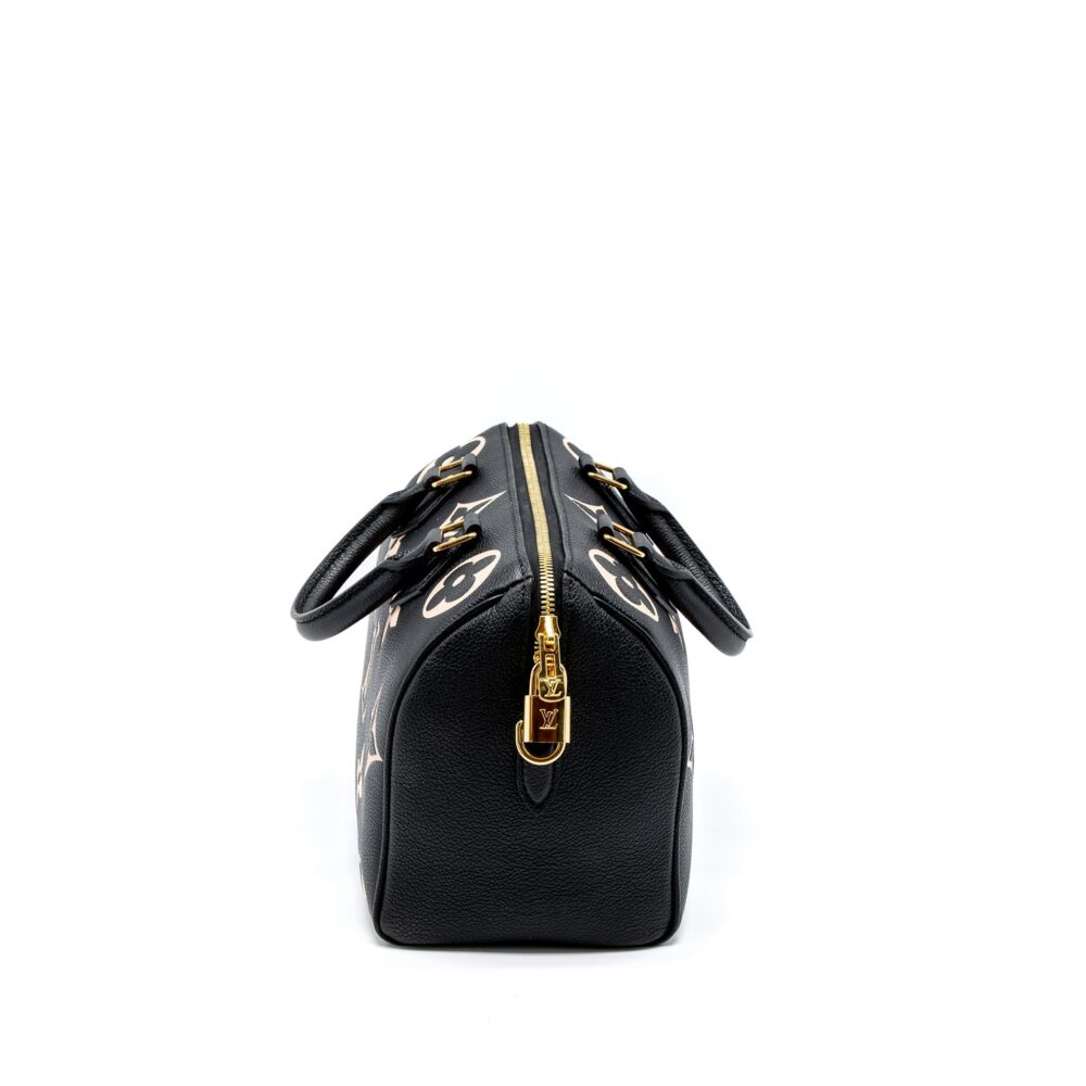 AAA Replica Louis Vuitton LV SPEEDY BANDOULIERE 25 BICOLOUR MONOGRAM EMPREINTE GHW (NEW VERSION)