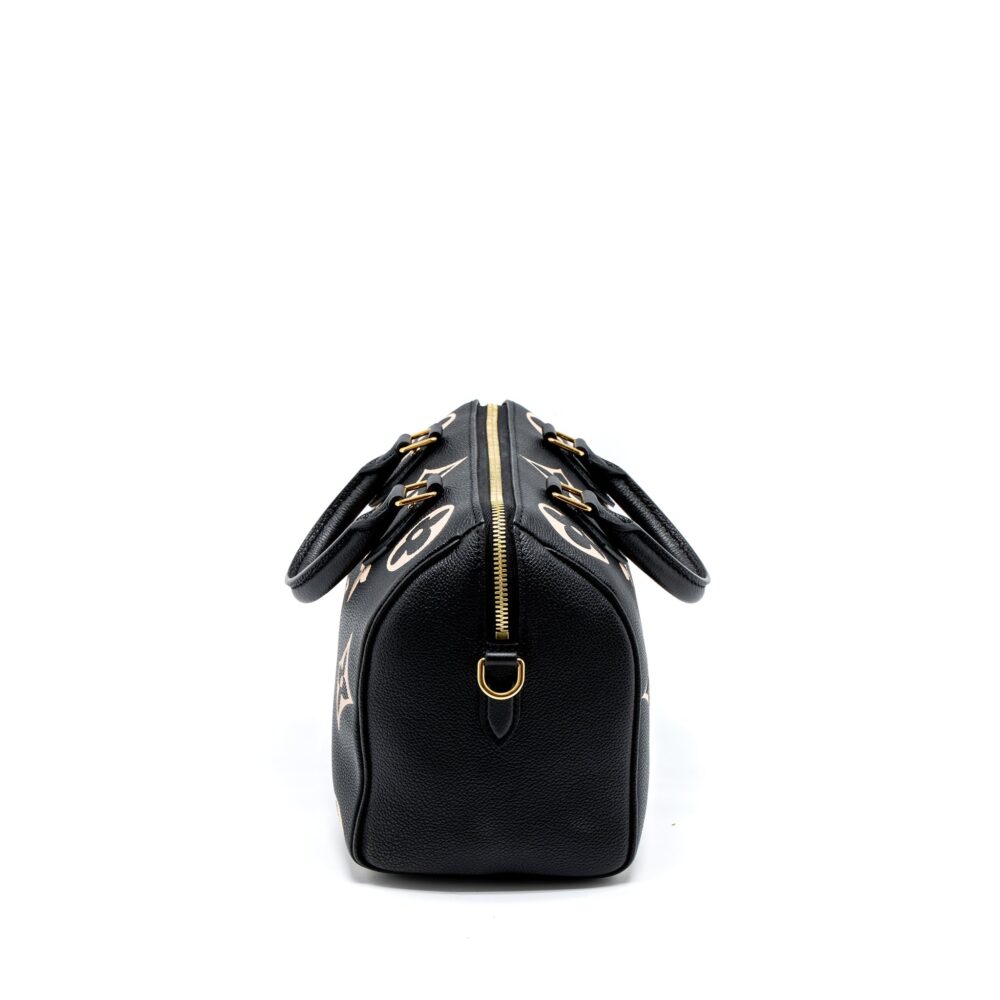 AAA Replica Louis Vuitton LV SPEEDY BANDOULIERE 25 BICOLOUR MONOGRAM EMPREINTE GHW (NEW VERSION)