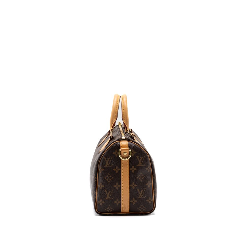 AAA Replica Louis Vuitton LV SPEEDY BANDOULIERE 25 MONOGRAM CANVAS GHW