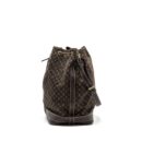 AAA Replica Louis Vuitton LV LIN NOE BAG FABRIC/LEATHER EBENE GHW