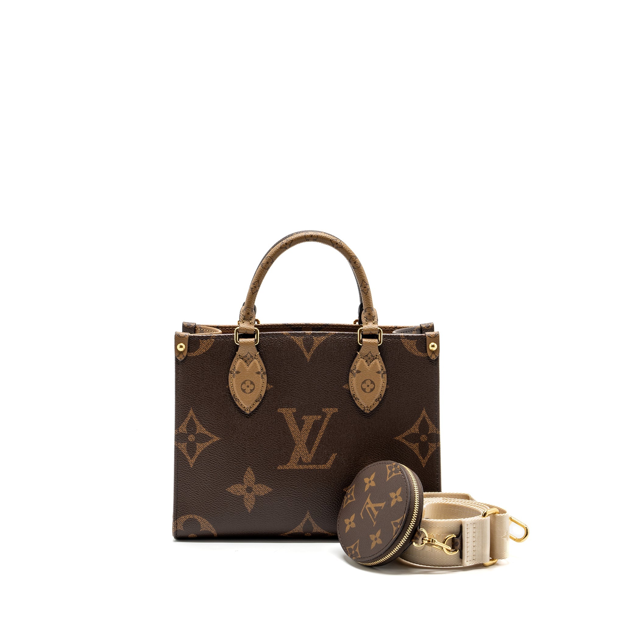 AAA Replica Louis Vuitton LV ONTHEGO PM MONOGRAM CANVAS GHW (NEW VERSION)