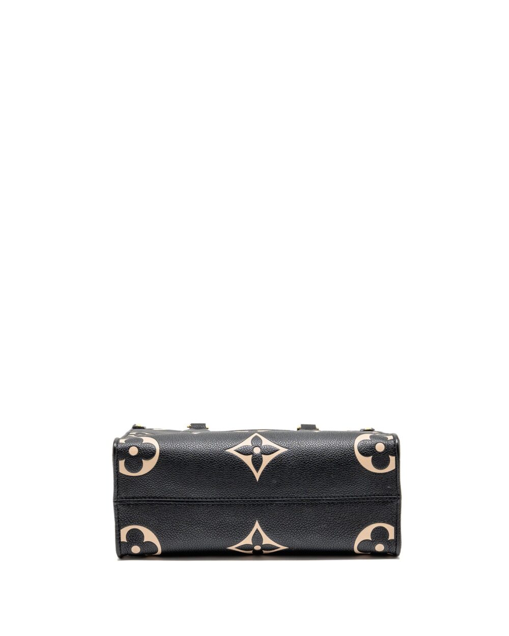 AAA Replica Louis Vuitton LV ONTHEGO BB BICOLOUR MONOGRAM EMPREINTE LEATHER BLACK/BEIGE GHW