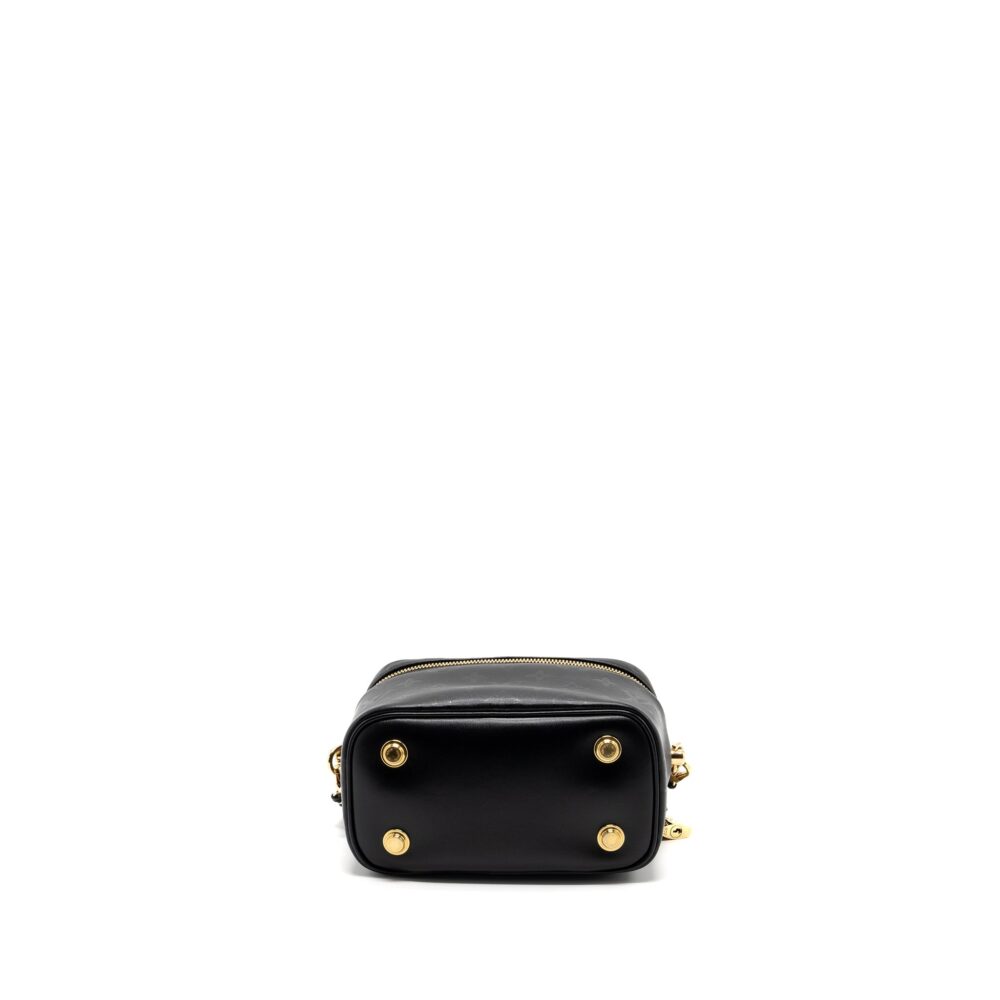 AAA Replica Louis Vuitton LV VANITY PM MONOGRAM LAMBSKIN BLACK GHW