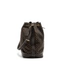 AAA Replica Louis Vuitton LV LIN NOE BAG FABRIC/LEATHER EBENE GHW