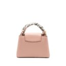 AAA Replica Louis Vuitton LV CAPUCINES BB TAURILLON CALFSKIN LIGHT PINK SHW