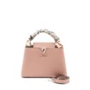 AAA Replica Louis Vuitton LV CAPUCINES BB TAURILLON CALFSKIN LIGHT PINK SHW