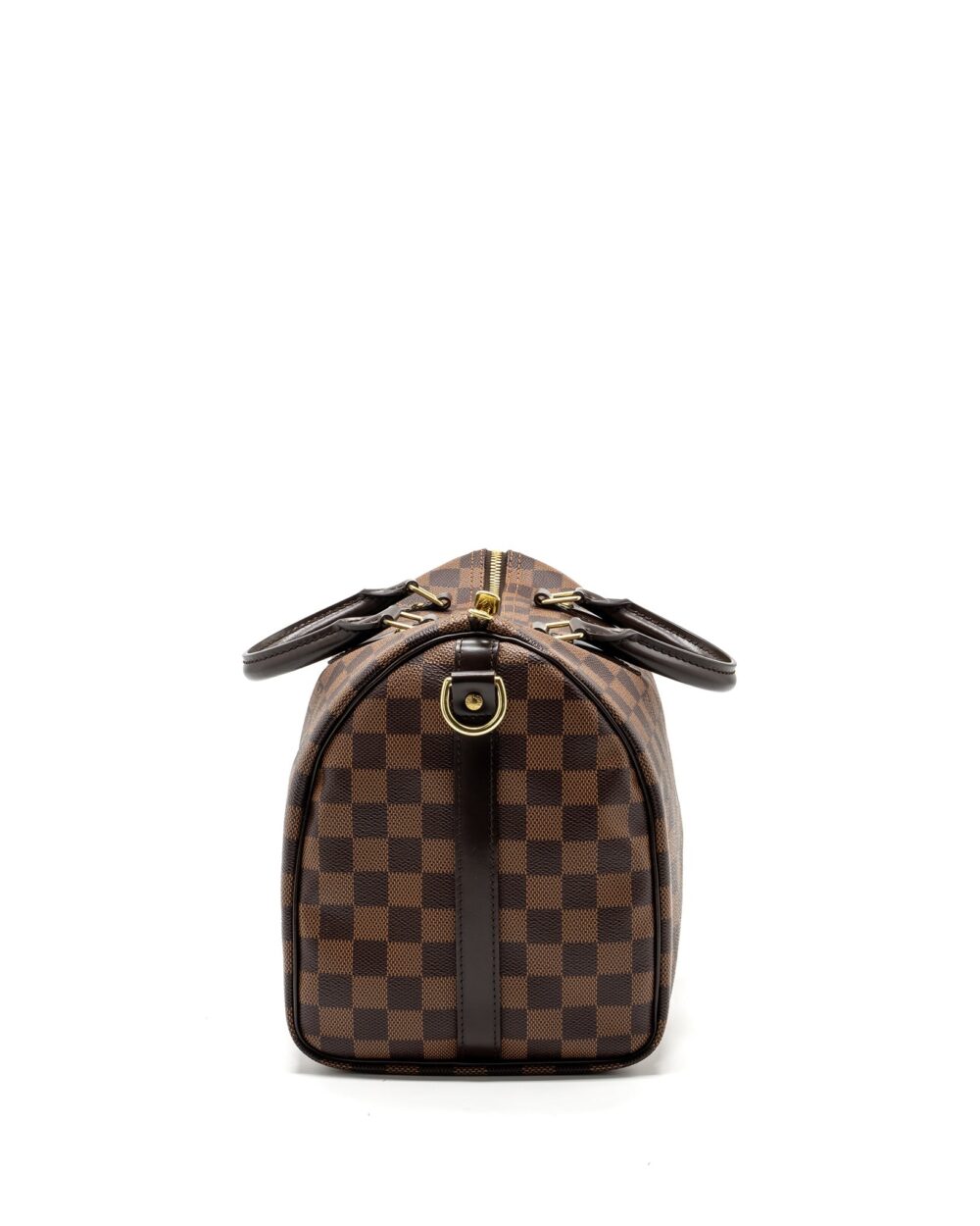 AAA Replica Louis Vuitton LV SPEEDY BANDOULIERE 30 DAMIER EBENE GHW