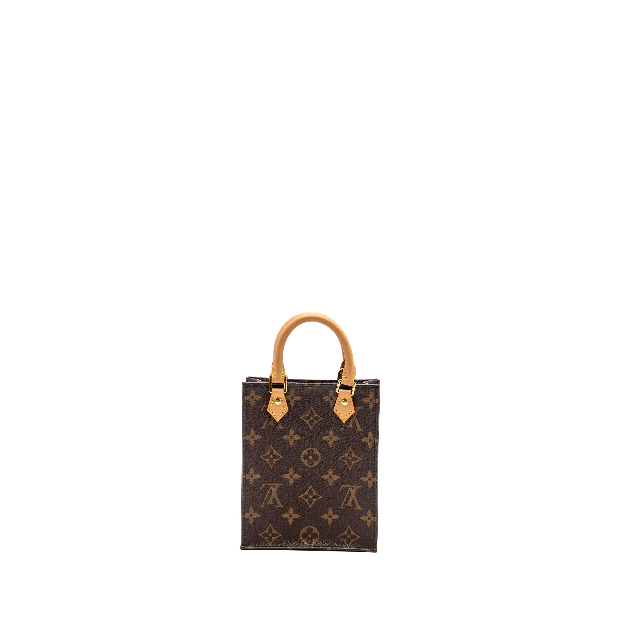 AAA Replica Louis Vuitton LV PETIT SAC PLAT MONOGRAM CANVAS GHW