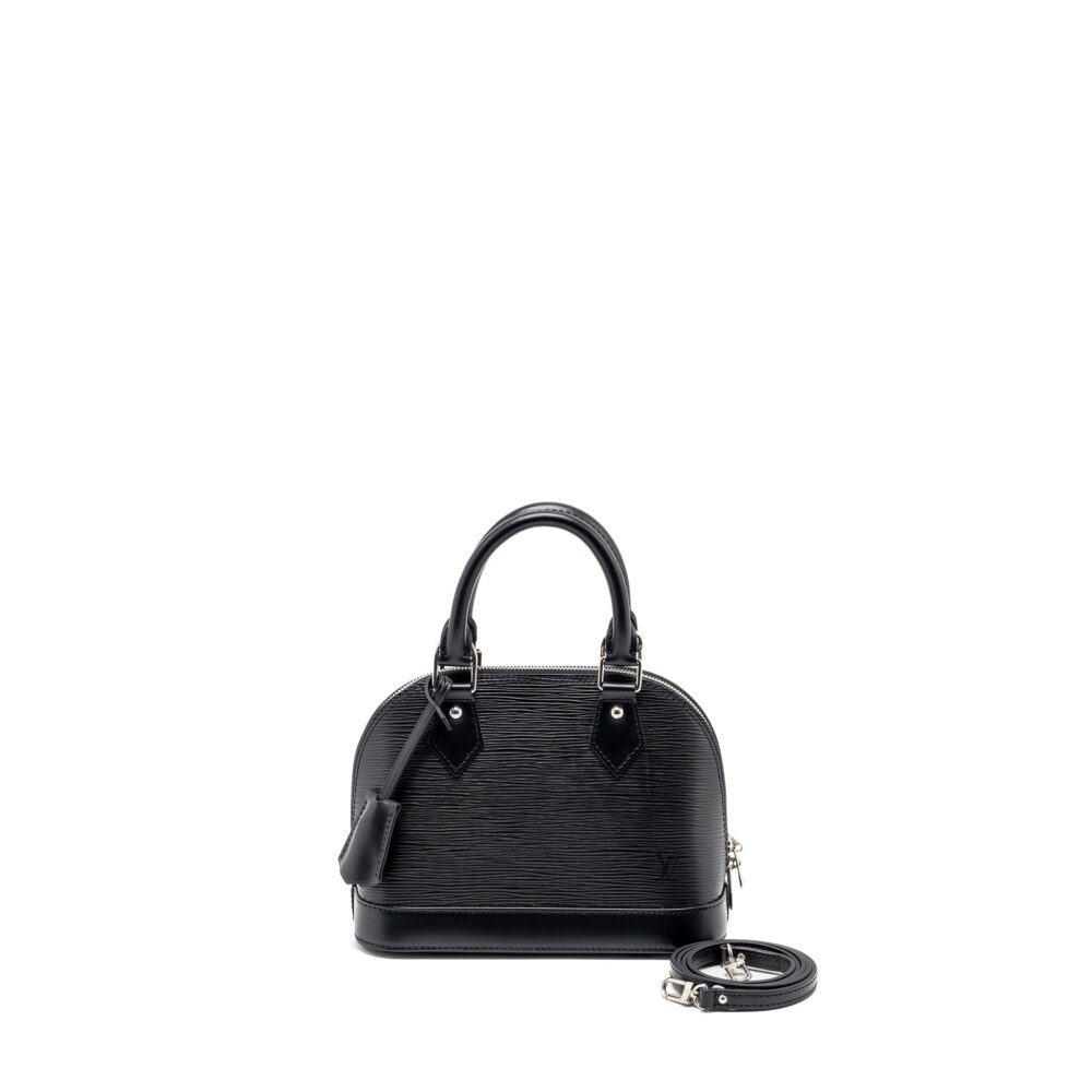 AAA Replica Louis Vuitton LV ALMA BB EPI BLACK SHW